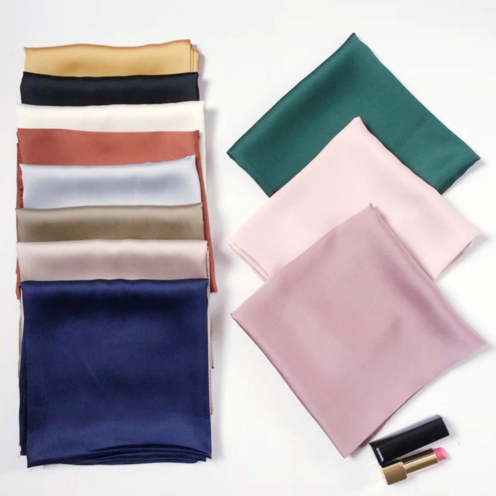 Large Silky Head Neck Bag Scarf 28inx28in - Picture 3 of 5